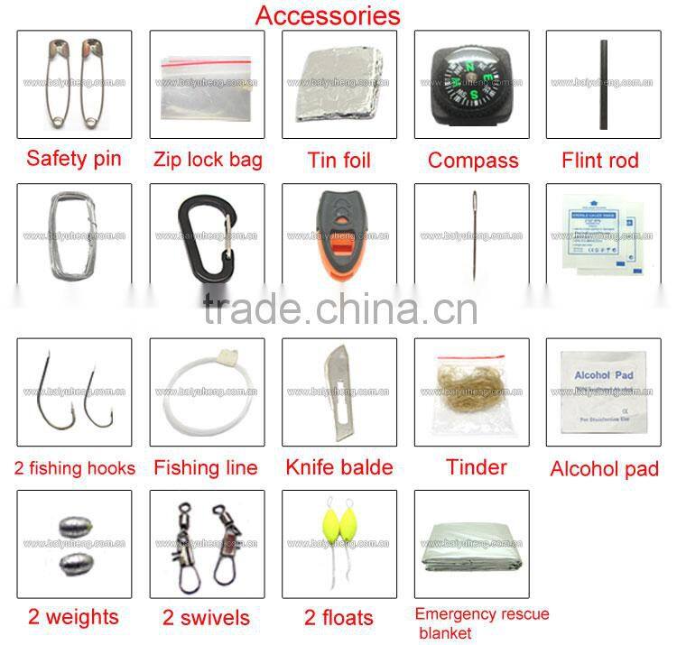 outdoor 550 paracord grenade survival kit