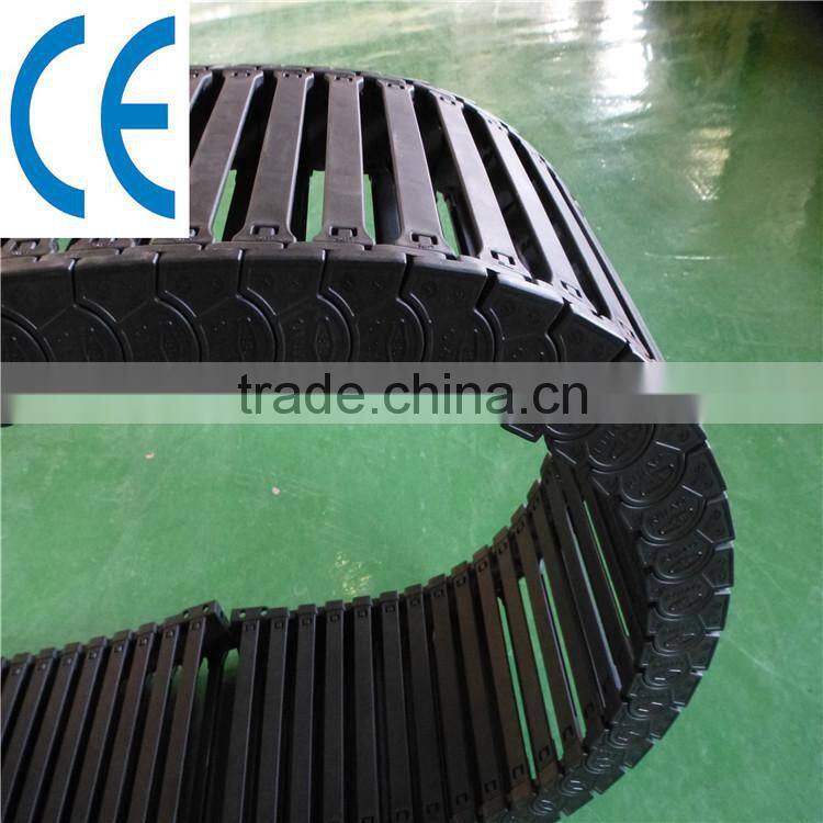 high speed cnc cable chain flexible plastic cable carrier energy chain made in china bridge type cable wire tracks