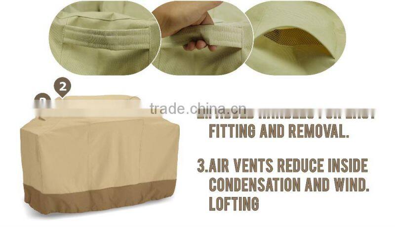 Waterproof fabric XS, S, M, L, XL, XXL bbq grill flat cover rain cover