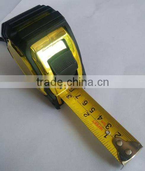 high wear resistant UV chrome waterproof stainless steel measuring tape