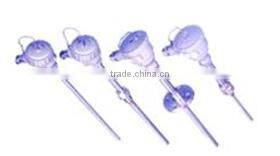 Metal wire J type thermocouple with double bayonet cap