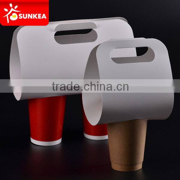 Cardboard cup holders, corrugated cup paper carrier, coffee carry tray