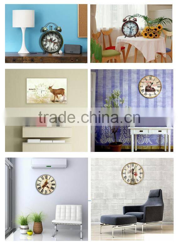 Promotional smart wood wall clock for craft