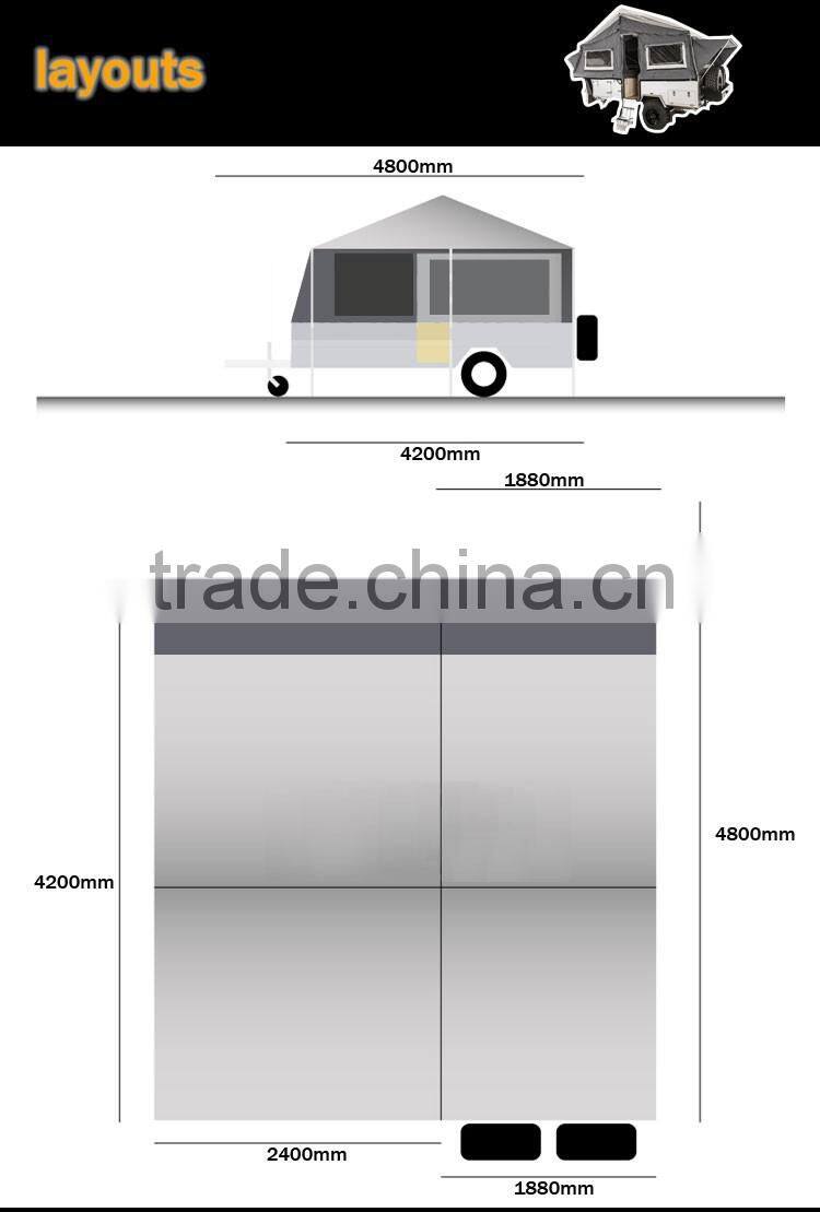 Forward Folding Camper Or Caravan Trailer For Sale