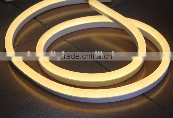 Warm white color 24V AC / 120V AC 2.88 w/m LED neon flex light to shape letters, signs