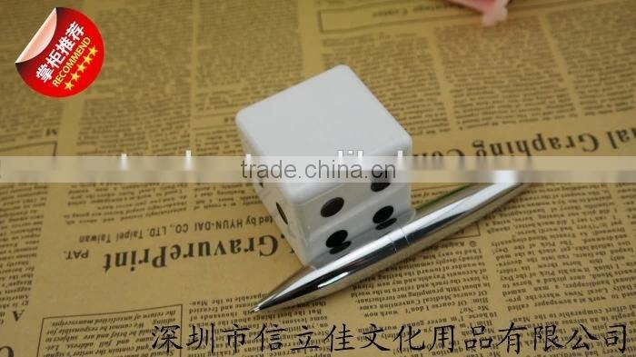 metal desk pen , dice ball pen , magnetic table pen