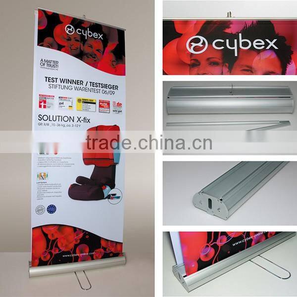 customize full color personalized banner printing banner stand roll up