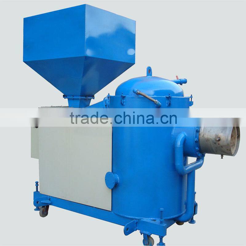 Biomass pellet burner for heating system