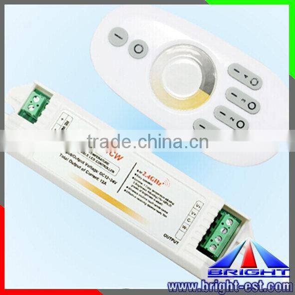 2015 HOT!!! RF 2.4G touch dimmer, white, WW+CW, RGB, RGBW led light dimmer with remote