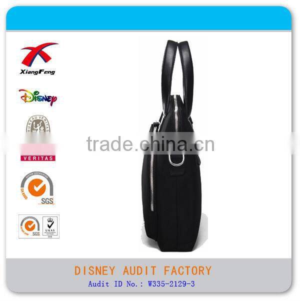 Fashion nylon men briefcase, business 14inch laptop briefcase