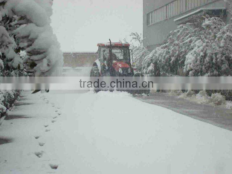 snow plow, tractor snow plow, rubber edge snow plow