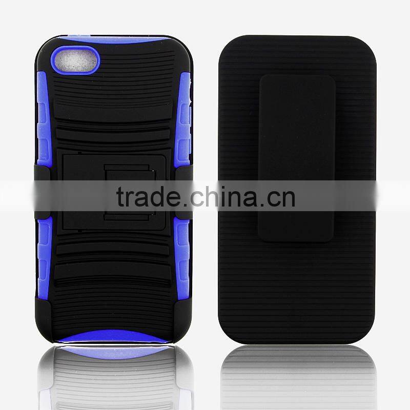 Protective holster cover for iPhone 5C with belt clip