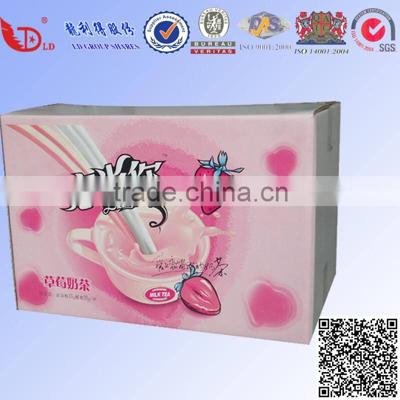 Colorful carton beverage box with the custom design and good quality