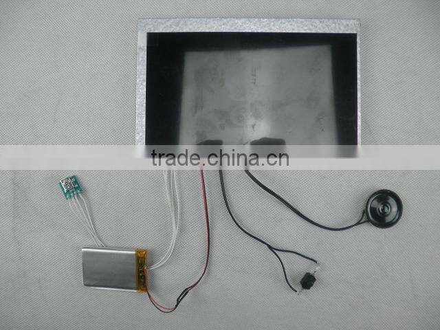 Novelty Free video module for greeting card, Customize Video Card with 1.8''-10'' LCD Display