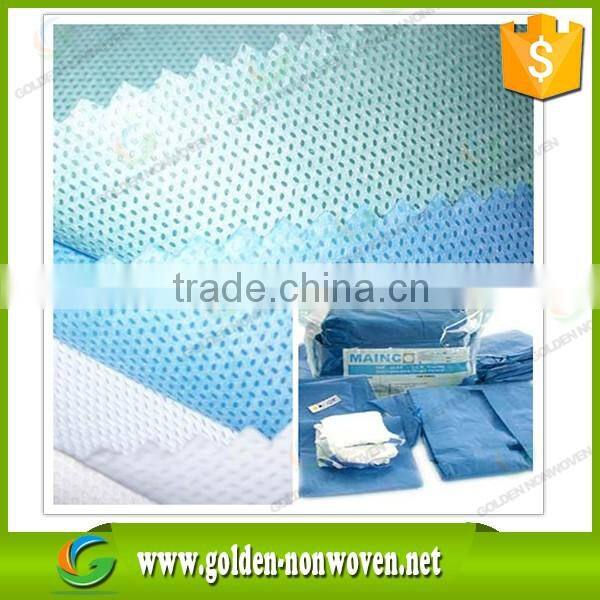 2016 Custom Logo Printed Lamination Non Woven Fabric , 20g laminated pp+pe non woven fabric for bag use
