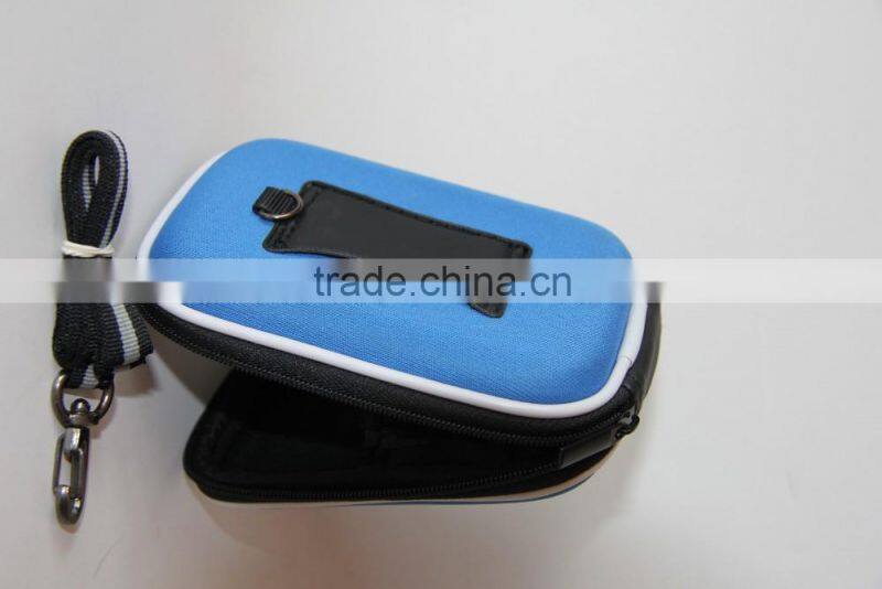waterproof custom High elastic fabric shinning small EVA hard shell camera case