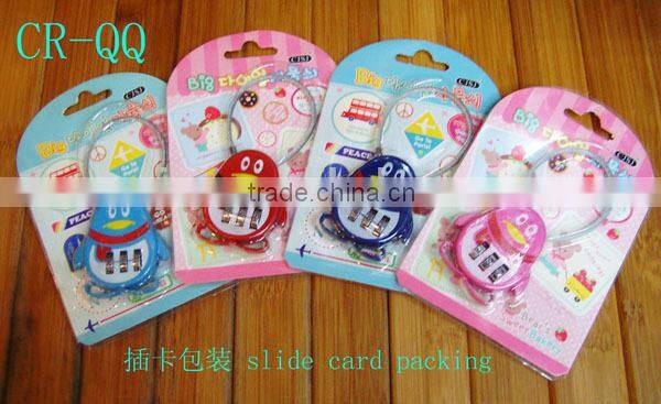 High quality Resettable cable Combinaton Padlock small cable Lock CH-QQ