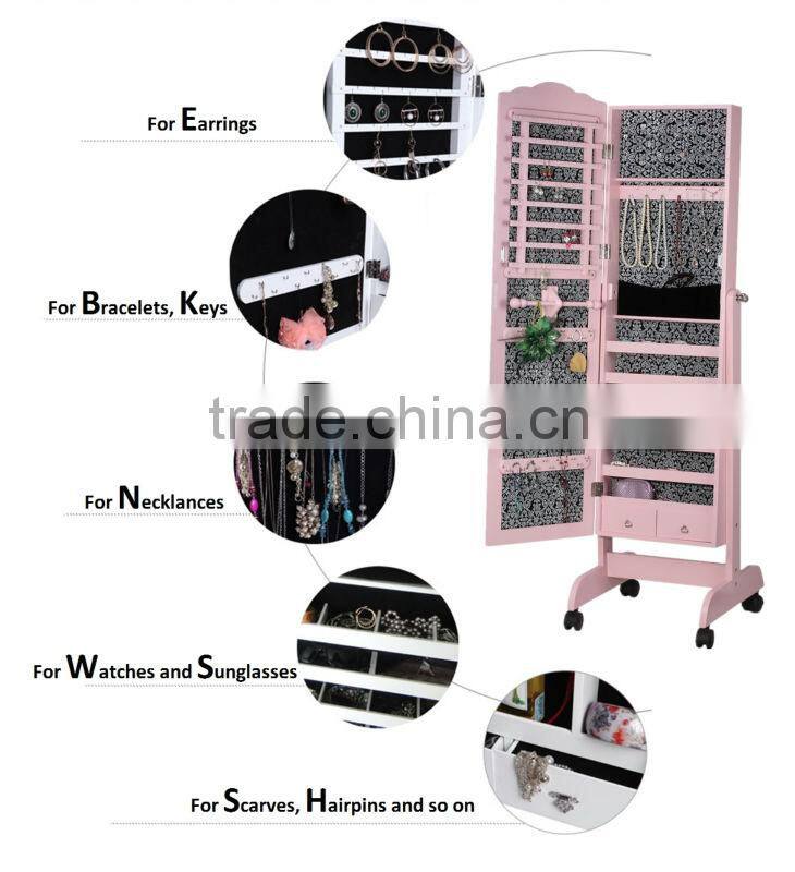 Unique Modern Standing Mirror,Home Decorations Storage Mirror,Full-length Jewery Mirror,Antique Mysterious Standing Mirror