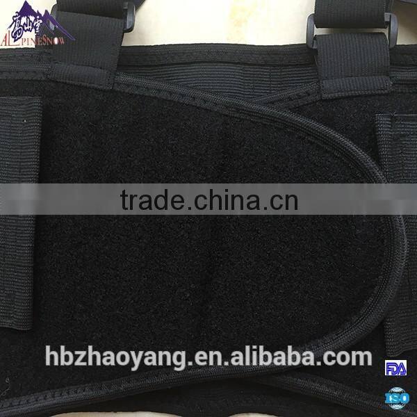 Medical grade back support belts for men with suspender