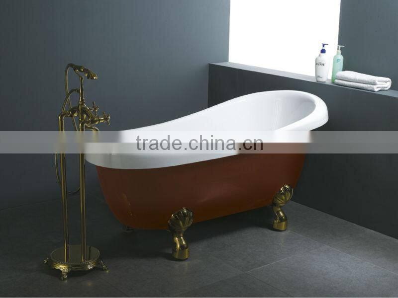 Q119 acrylic freestanding soaking clawfoot tub