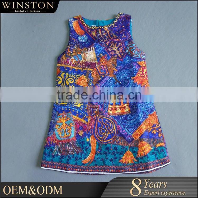 High end china factory direct wholesale baby girl party dress
