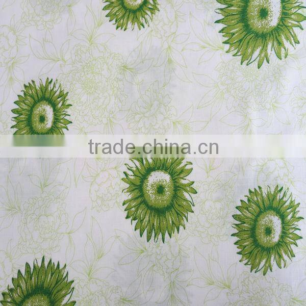 2014 Hot sell flower design 100% rayon woven fabric for dress