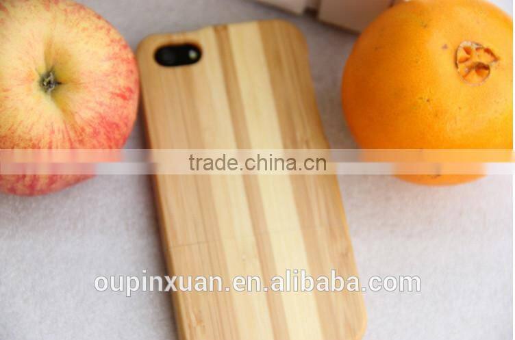 Promotion new product bamboo phone case ,Bamboo cell phone case
