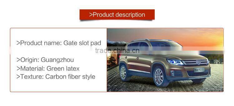 China 3 kind color car cup holder mat for Volkswagen Tiguan(keyless start system) 2010-2015 13pcs/set