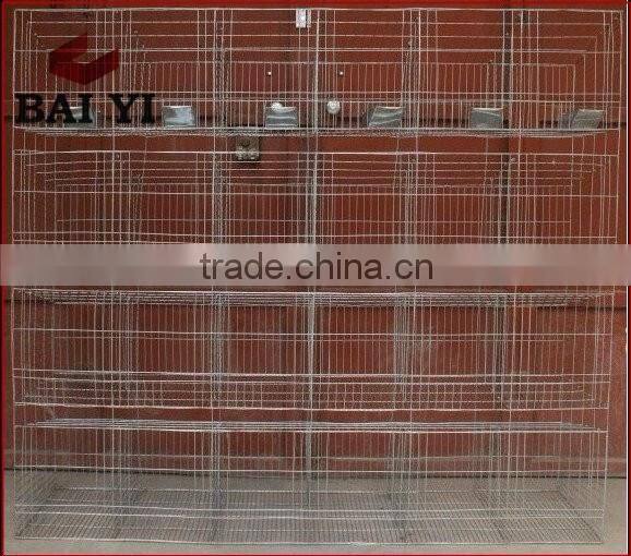 Cheap Galvanized Industrial Metal Welded Commercial Rabbit Cage For Sale In AnPing China