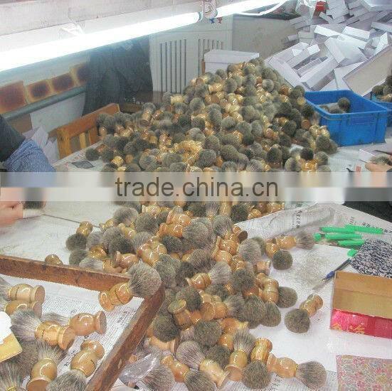 Badger Shaving Brush with Shelf