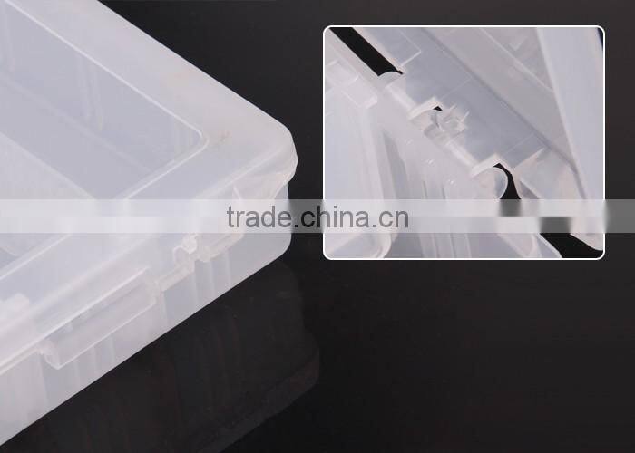 Compartments Closed Large Capacity 27*18*4.5cm Fishing Tackle Box