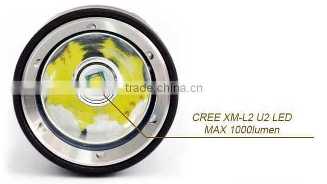Hi-Max X5 IP68 100m deep diving Cold White powerful 1000 lumen led diving torch