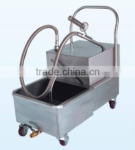mobile used oil filter cart