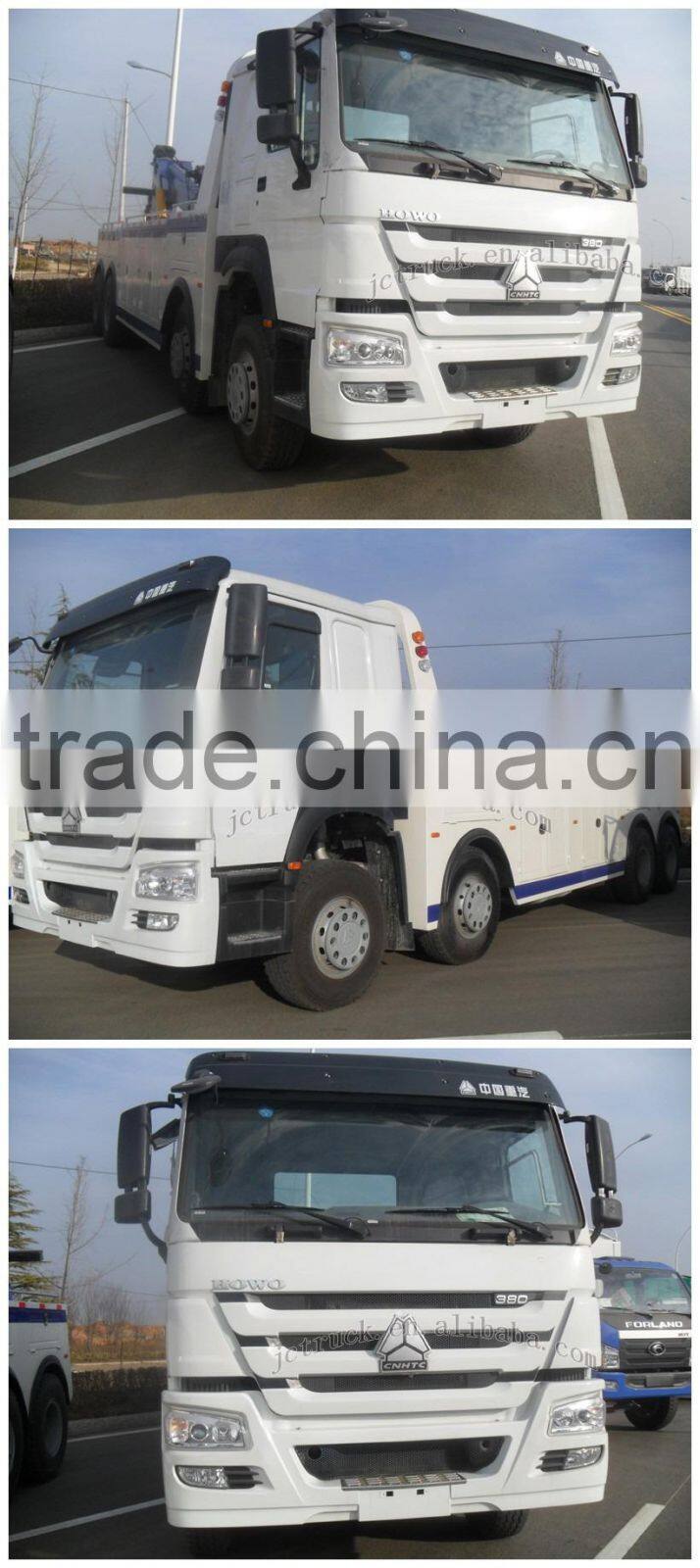 best-selling howo 8*4 road wrecker truck wholesale price