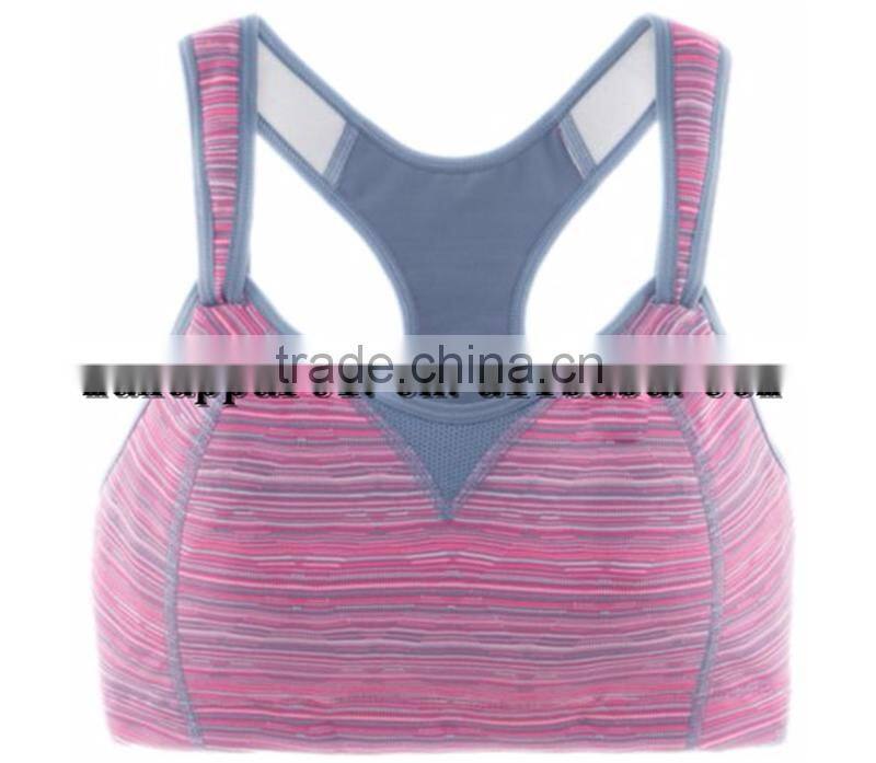 Wholesale OEM Fashion Yoga-inspired Bra With Supportive Straps Sport Bra