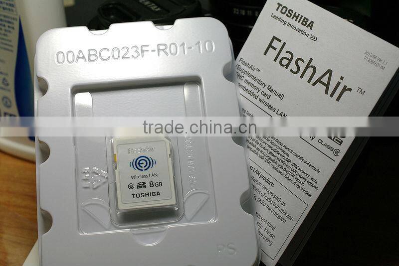 WiFi SD Card for Toshiba FlashAir 8GB Class 6 SD Card with Embedded Wireless LAN memory card flash air wholesales sd card