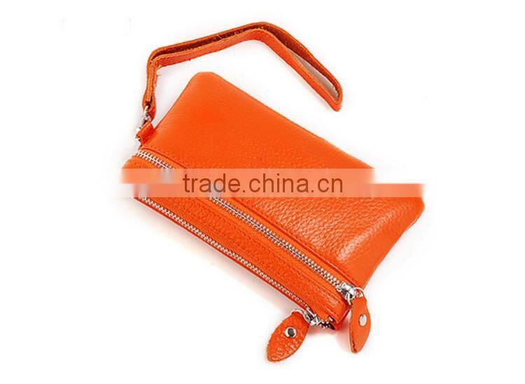 Customized high quality ladies handicraft wallet in zipper deisgn