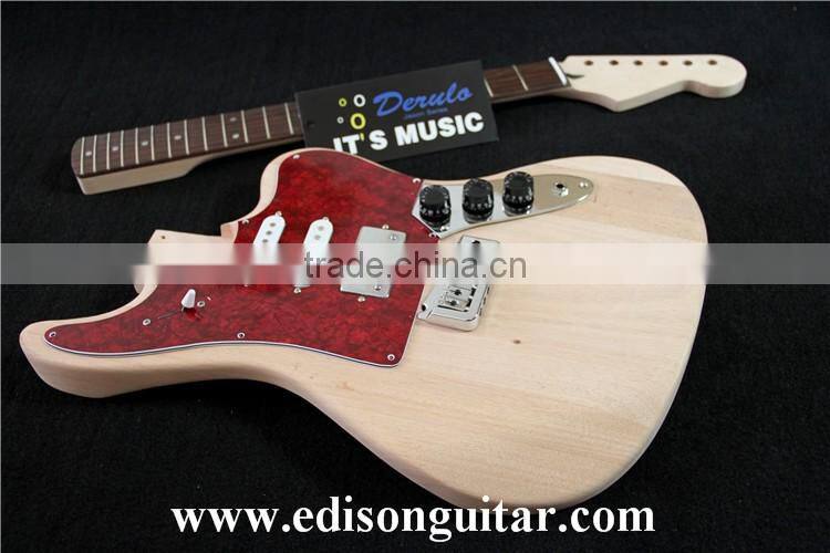 Quality Guitar Factory DIY Electric Guitar Kits Solid Mahagany Body MX-011