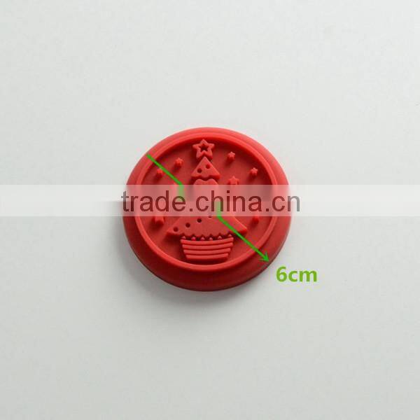 2016 hot selling silicone baking tool cookie stamp