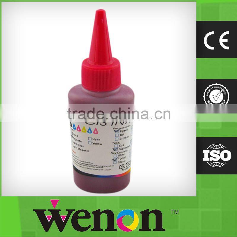 6 colors dye sublimation ink for Epson