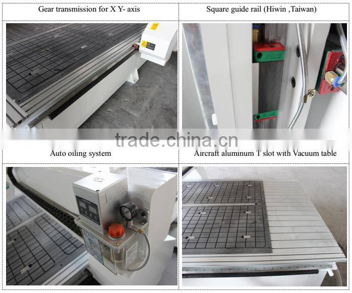 6kw HSD Air cooling spindle Mach 3 control system wood carving cnc router 1325