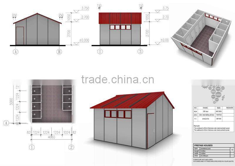 china Fast installation and steel structure prefab buildings