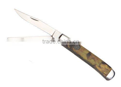 Multi-Blade Pocket Knife with Celluloid Handle