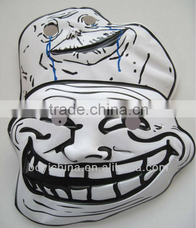 Best selling wholesale customized 2014 new product Halloween party cosplay PVC plastic mask