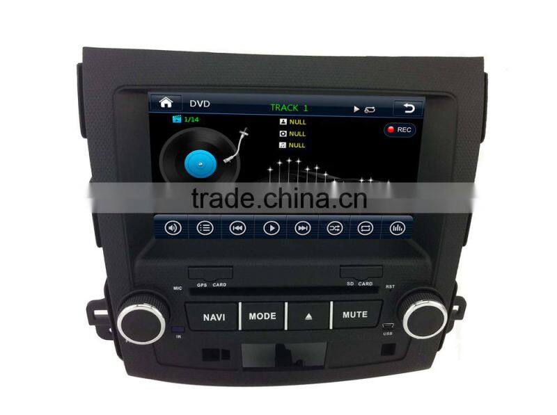 Multifunction car dvd for OUTLANDER with Rear View Camera GPS BT IPOD TV Radio RDS