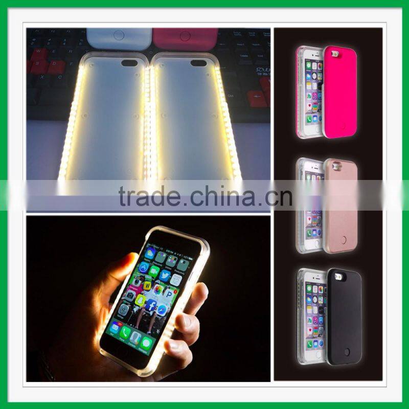 100% Genuine Original Light up LED Selfie hard Case for iPhone 6s 6
