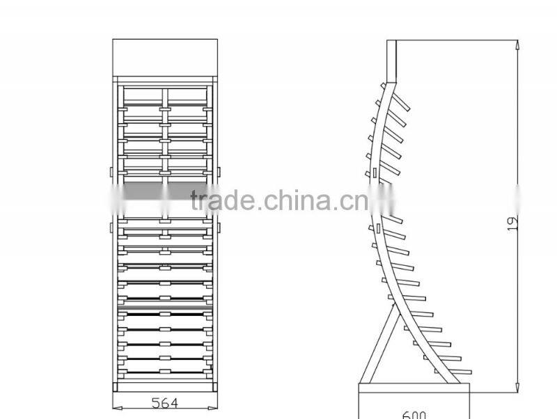 Floor Standing Display for Mosaic/Stone/Tile Presentation