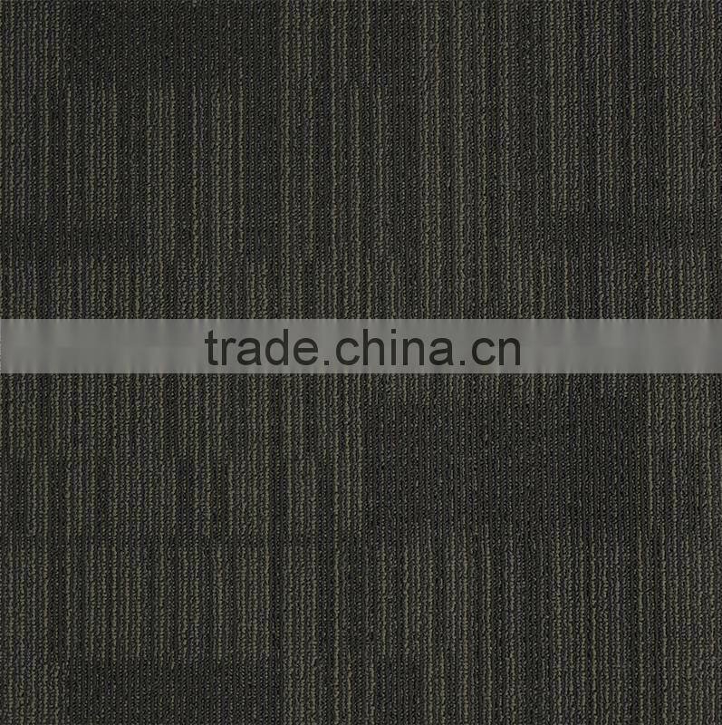 Multi level loop pvc vinyl carpet for office with customized design