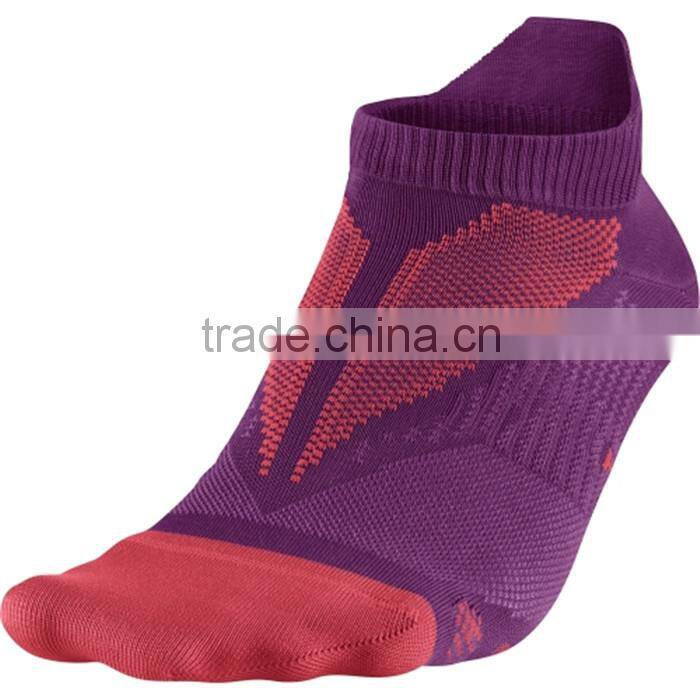 men high quality cotton customized custom sports running socks