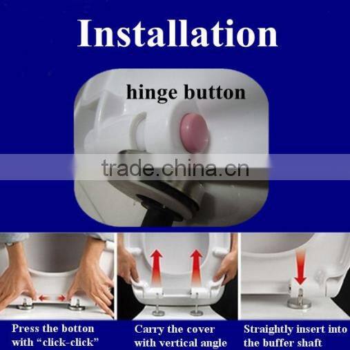 007 PP Toilet Seats; 1.2g Universal Types Toilet Covers Hot Sale to Europe